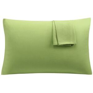 1800 Microfiber Breathable Zippered Pillowcases Set of 2, Sage Standard(20"x26")
